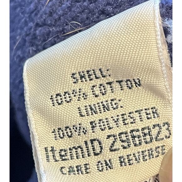 L.L. Bean Cotton Shacket Womens Medium Red & Blue Plaid Hooded Shirt Jacket - Picture 5 of 9